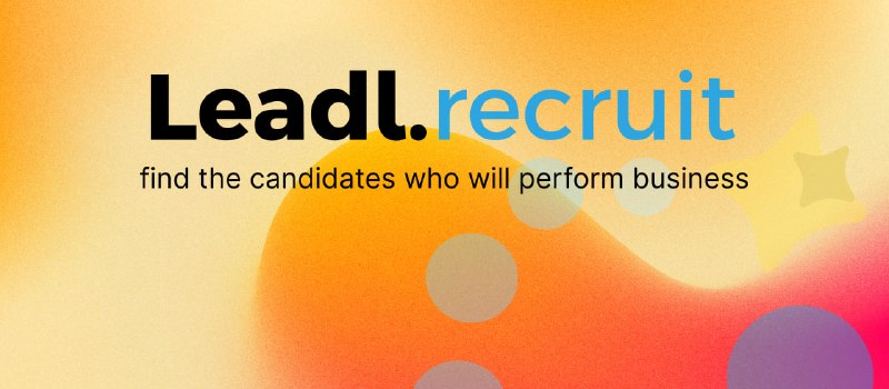 Пора представить recruit.leadl.ai — наш новый проект.Он освобождает время рекрутёров, которое уходит на поиск, оценку резюме и принятие решений. recruit.leadl.ai делает это за вас, потому что:- мы понимаем вакансию в любом формате: ссылка, PDF, обычный текст и т. д.- мы ищем по базе из более чем 3 миллионов резюме LinkedIn за 2 минуты- мы обогащаем данные из 10+ внешних источников — и ваши решения опираются на цифры- мы общаемся с кандидатами и ведём их дальше: спрашиваем про опыт и red flags, приглашаем на интервьюИ, конечно, у нас есть freemium — так что причин не попробовать я, честно говоря, не вижу :)